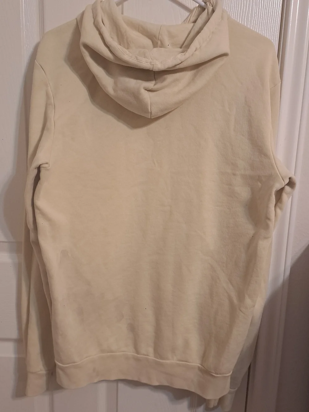 adidas Off-White/Cream Pullover Hoodie for Men